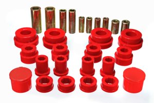 Infiniti G35 Control Arm Bushing Set - Front - Energy Suspension - Performance Polyurethane - Red - `03-`07